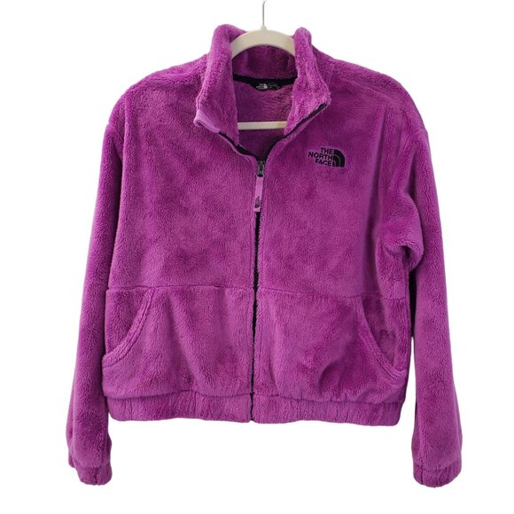 The North Face Full Zip Teddy Jacket Size Girl's XL - Picture 1 of 6
